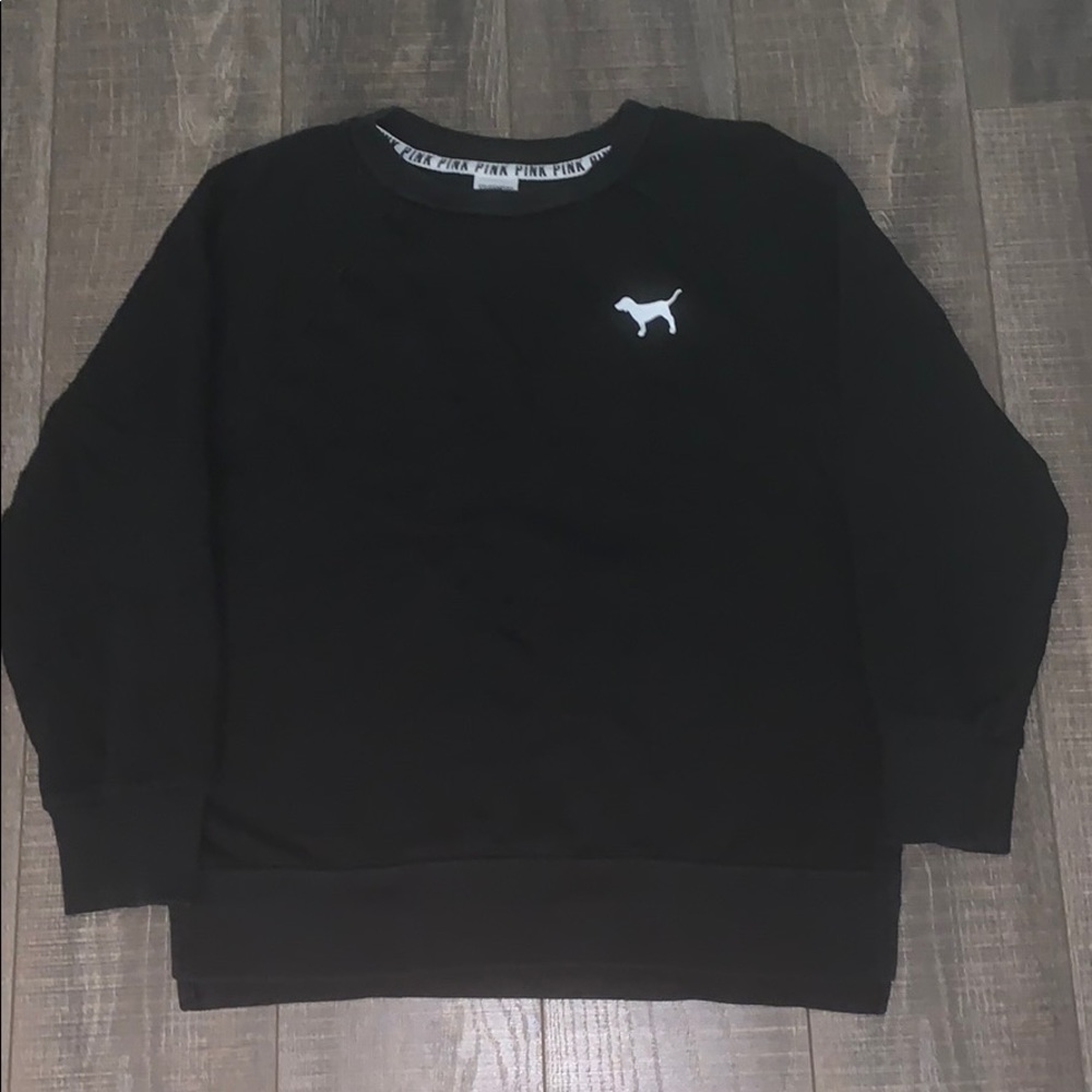 Black 🖤 sweatshirt pink Victoria secret